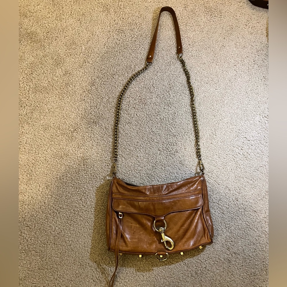 Rebecca Minkoff tan purse handbag